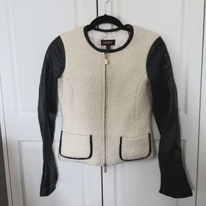 Danier wool and leather jacket